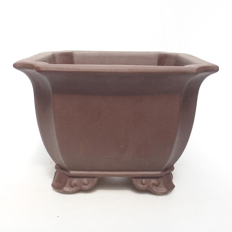 Bonsaischale 20,5 x 20,5 x 14 cm, Farbe braun