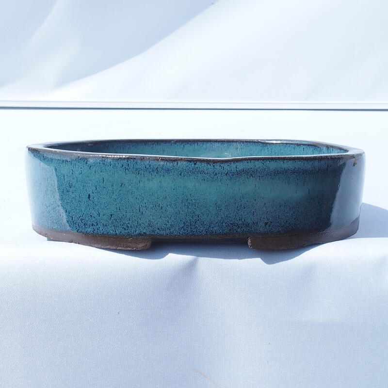 Bonsaischale 20 x 14 x 4,5 cm Farbe blau