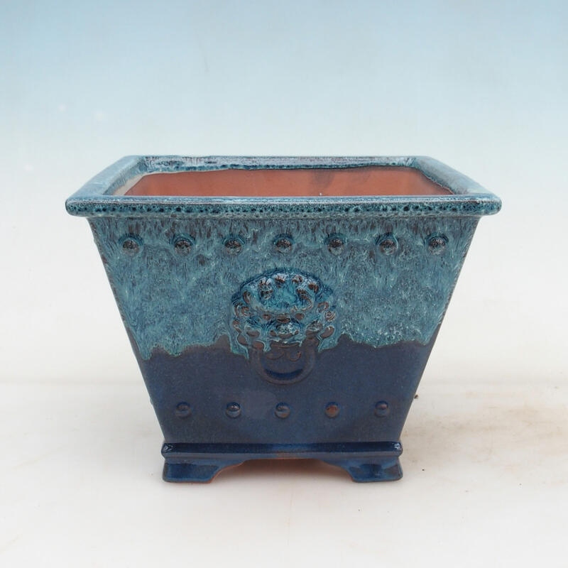 Bonsaischale 20 x 20 x 15,5 cm, Farbe blau