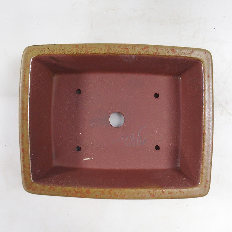 Bonsaischale 21 x 17 x 6,5 cm, Farbe Ocker