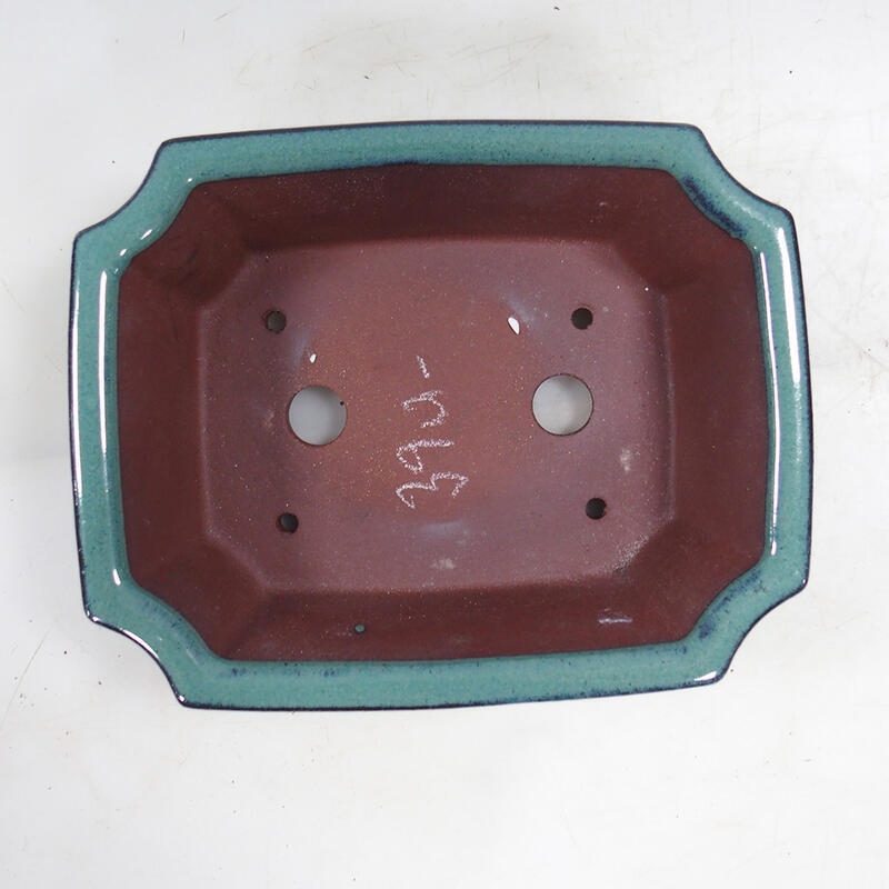 Bonsaischale 21 x 17 x 6,5 cm, Farbe grün