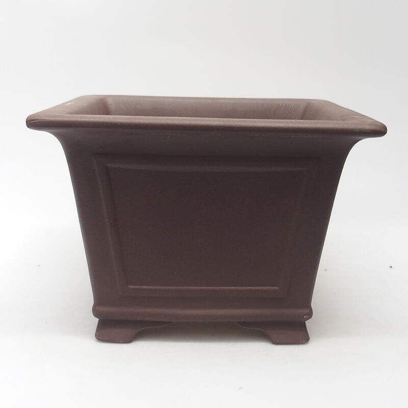 Bonsaischale 21 x 21 x 14 cm, Farbe braun