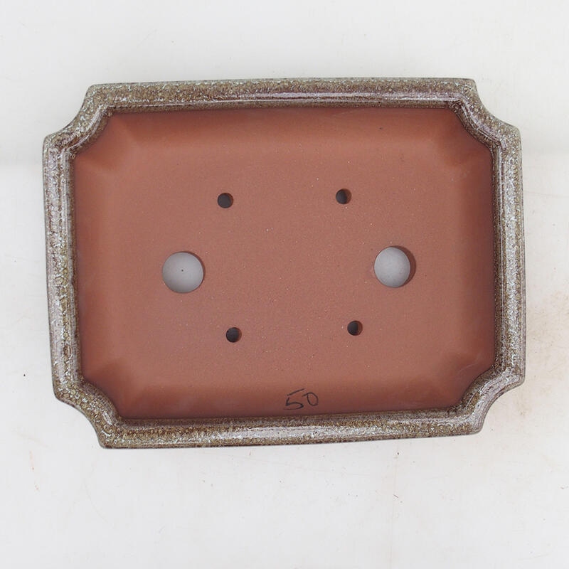 Bonsaischale 22 x 16,5 x 4 cm, Farbe braun