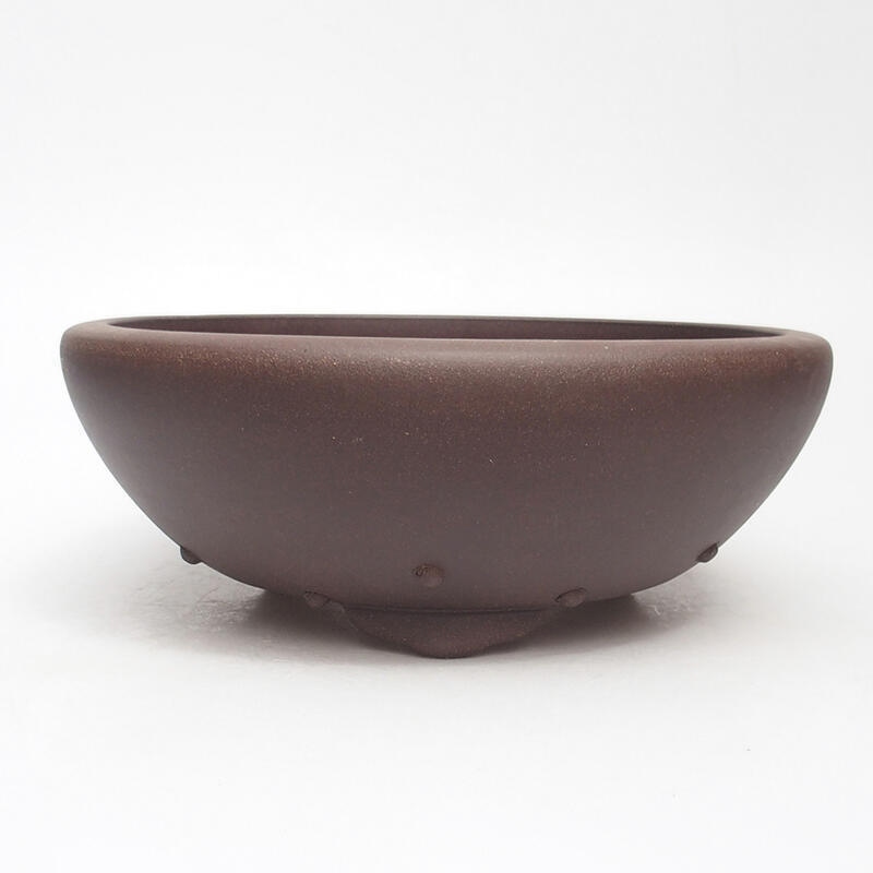 Bonsaischale 22 x 22 x 8 cm, Farbe braun
