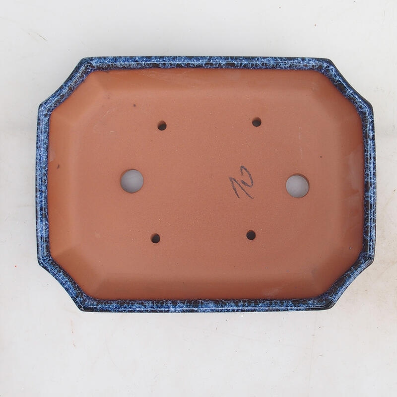 Bonsaischale 23 x 17,5 x 4,5 cm, Farbe blau