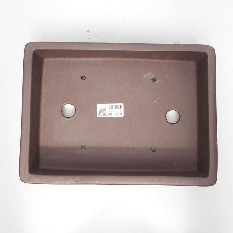 Bonsaischale 25,5 x 19 x 5,5 cm, Farbe braun