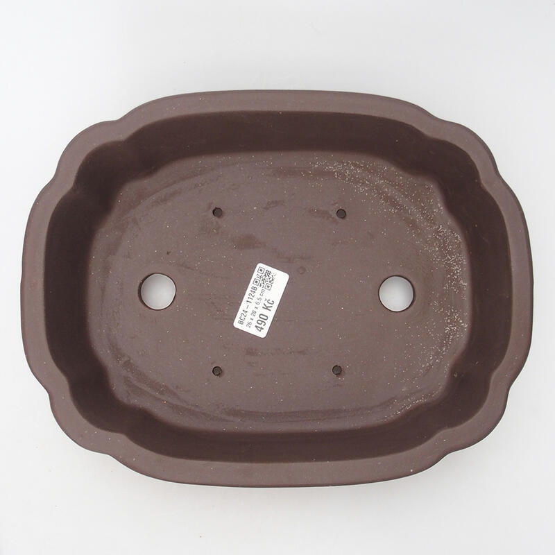 Bonsaischale 25,5 x 20 x 6 cm, Farbe braun