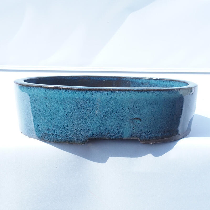 Bonsaischale 25 x 18 x 7,5 cm Farbe blau