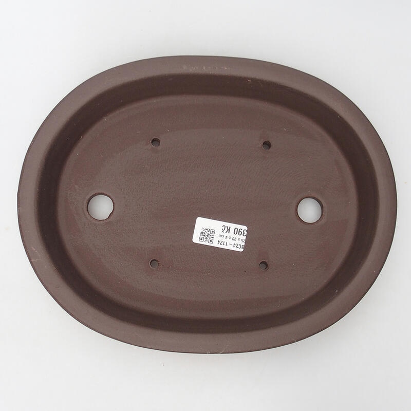 Bonsaischale 26 x 21 x 4,5 cm, Farbe braun