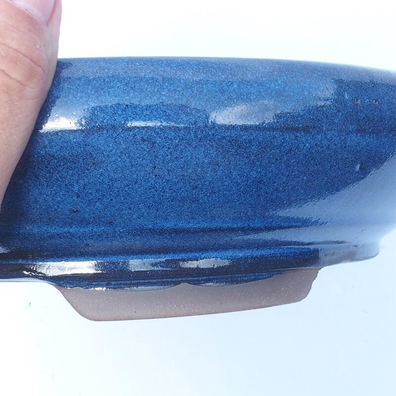 Bonsaischale 28 x 28 x 7 cm Farbe blau