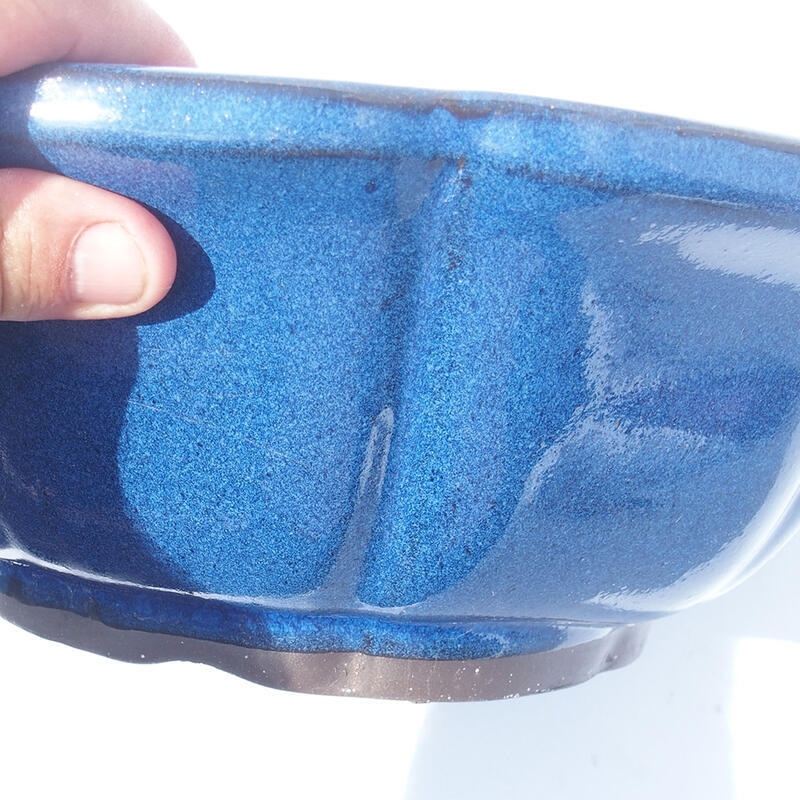 Bonsaischale 29 x 29 x 10 cm Farbe blau