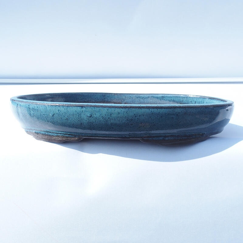 Bonsaischale 30 x 20 x 5 cm Farbe blau