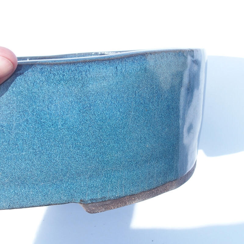 Bonsaischale 31 x 23 x 11 cm Farbe blau