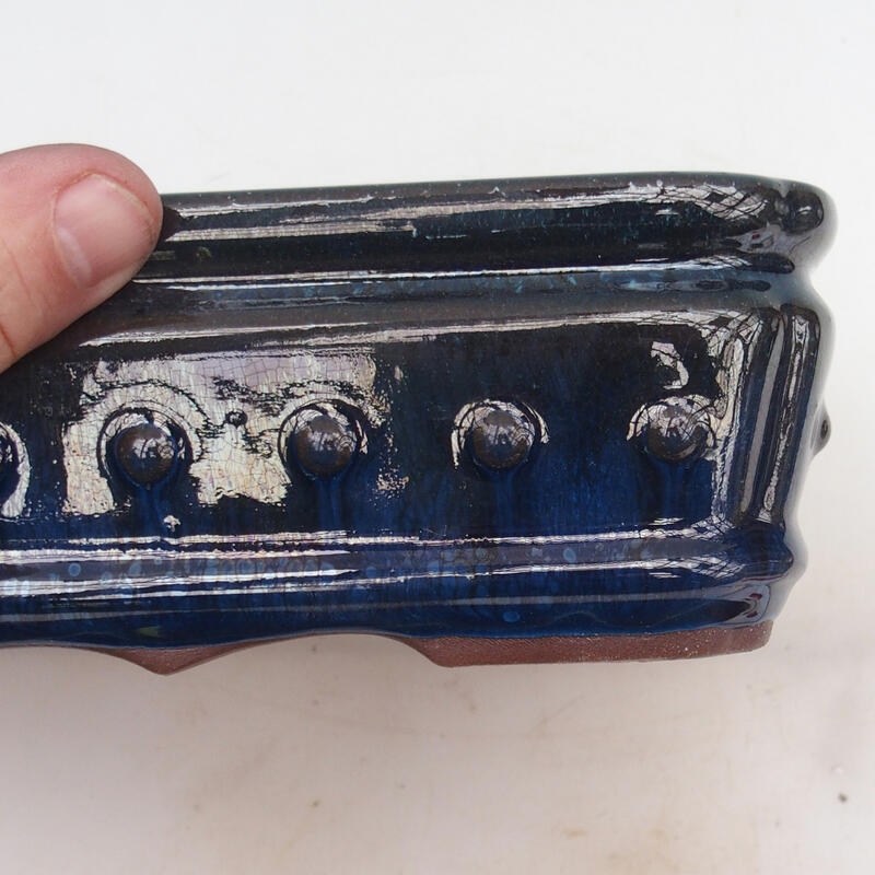 Bonsaischale 32 x 23 x 7 cm, Farbe blau