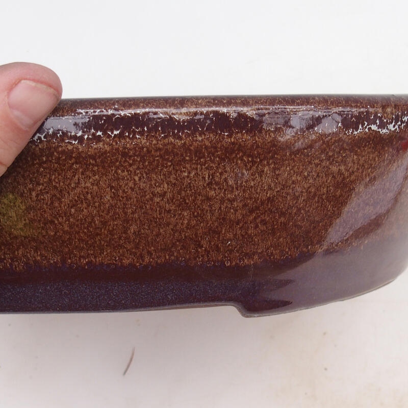 Bonsaischale 34 x 27 x 7,5 cm, Farbe braun