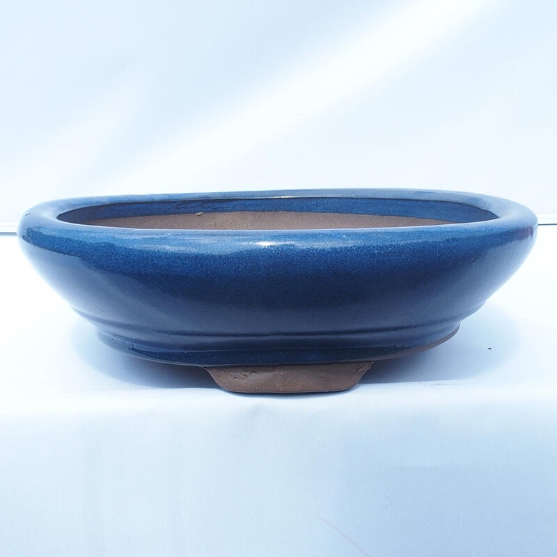 Bonsaischale 35 x 35 x 10 cm Farbe blau