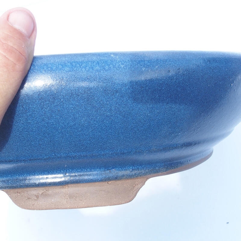 Bonsaischale 35 x 35 x 10 cm Farbe blau