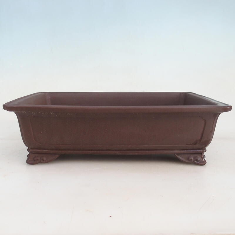 Bonsaischale 39 x 28 x 11 cm, Farbe braun