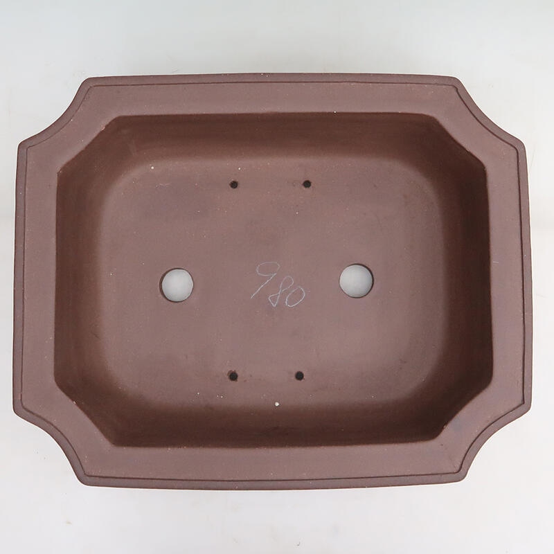 Bonsaischale 40,5 x 32,5 x 11,5 cm, Farbe braun