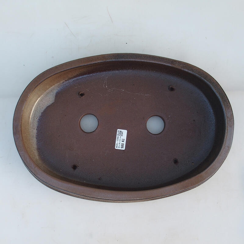 Bonsaischale 40 x 27 x 7,5 cm, Farbe braun
