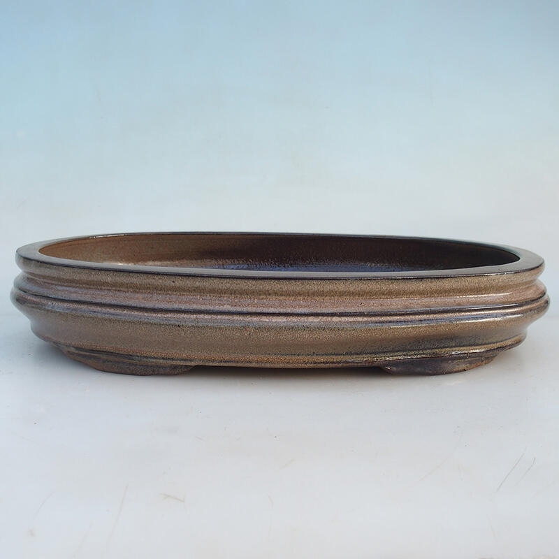 Bonsaischale 40 x 27 x 7,5 cm, Farbe braun