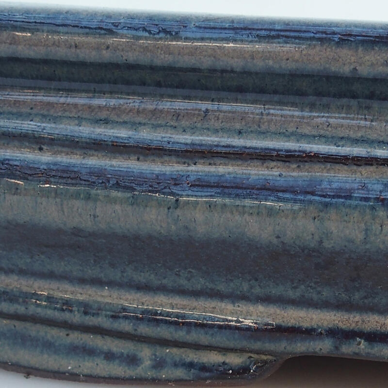 Bonsaischale 40 x 27 x 7,5 cm, Farbe blau-beige
