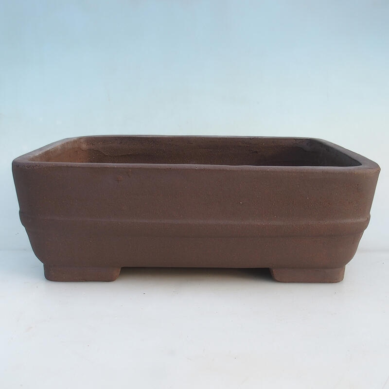 Bonsaischale 41,5 x 28 x 14 cm, Farbe braun - Nur Palettentransport