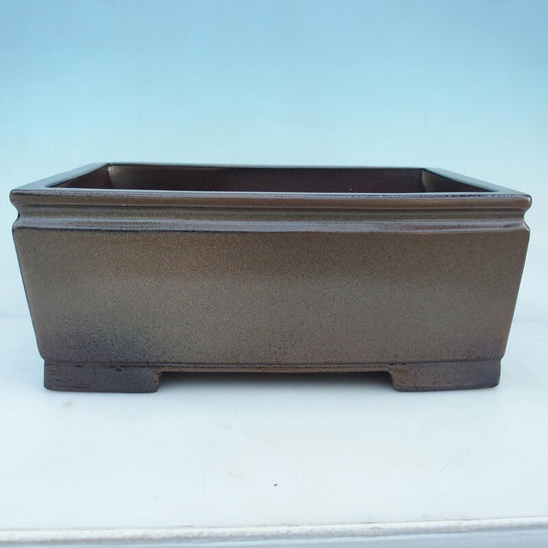 Bonsaischale 41,5 x 29 x 17,5 cm, Farbe braun - Nur Palettentransport