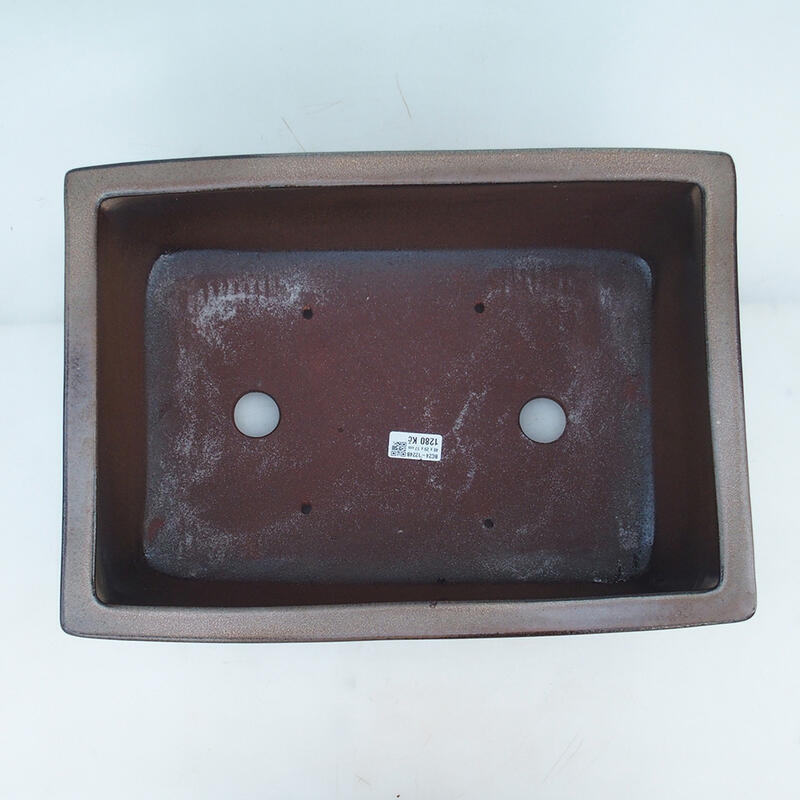 Bonsaischale 41,5 x 29 x 17,5 cm, Farbe braun - Nur Palettentransport
