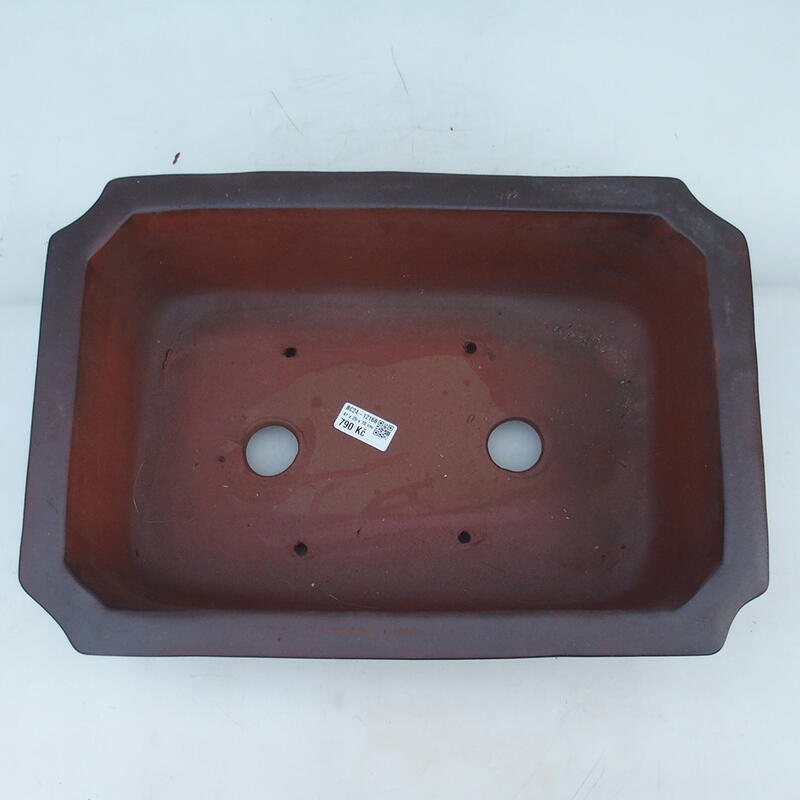 Bonsaischale 42 x 29 x 12,5 cm, Ziegelfarbe – nur Palettentransport