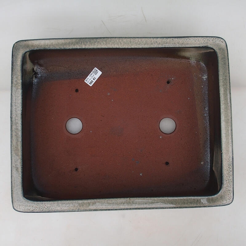 Bonsaischale 42 x 33 x 11 cm, Farbe blau-beige - Nur Palettentransport