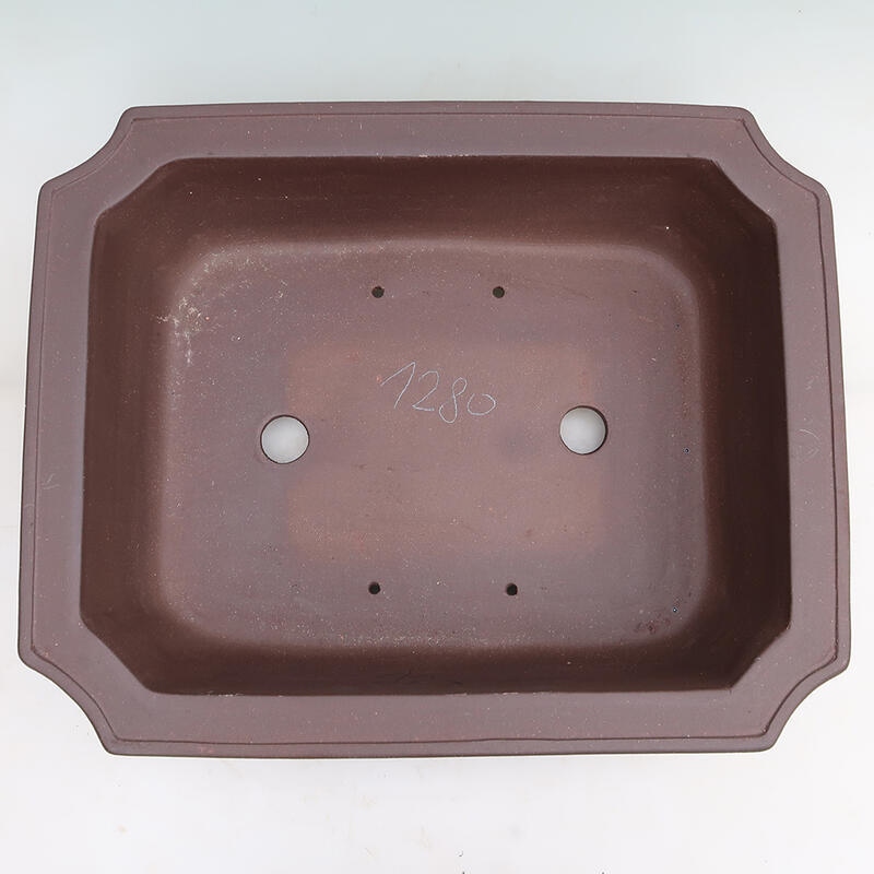 Bonsaischale 44 x 36 x 12 cm, Farbe braun