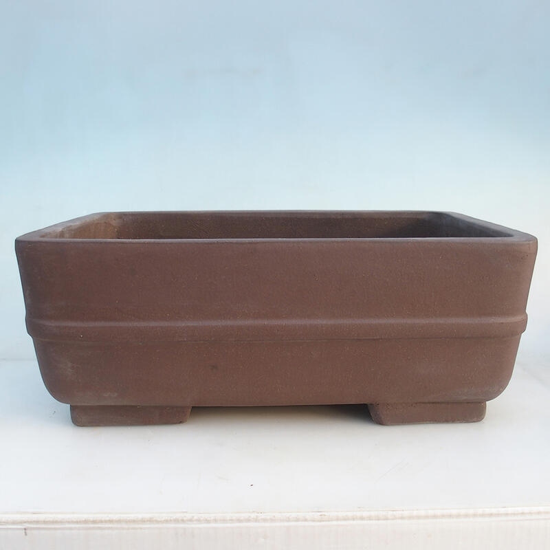 Bonsaischale 50 x 35 x 19,5 cm, Farbe braun - Nur Palettentransport
