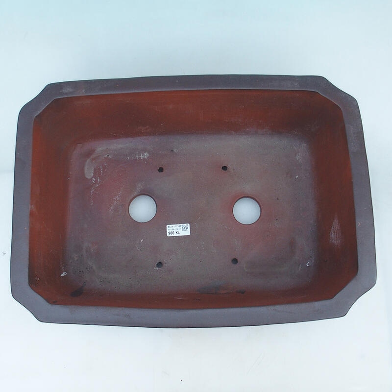 Bonsaischale 51,5 x 37,5 x 16 cm, Ziegelfarbe – nur Palettentransport