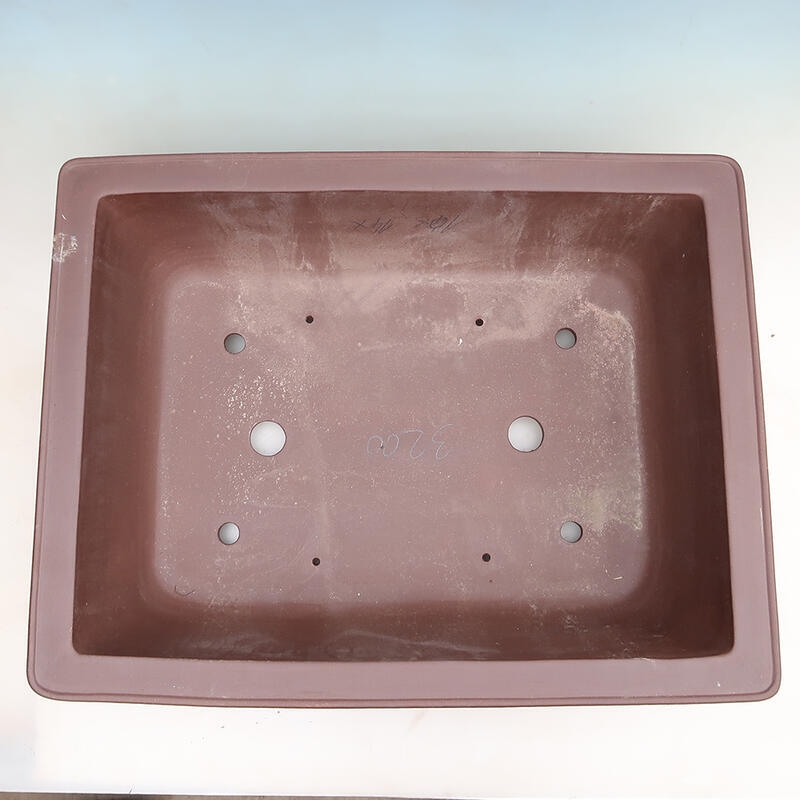Bonsaischale 60 x 46 x 19 cm, Farbe braun