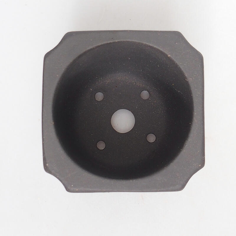 Bonsaischale 7 x 7 x 6 cm, Farbe schwarz