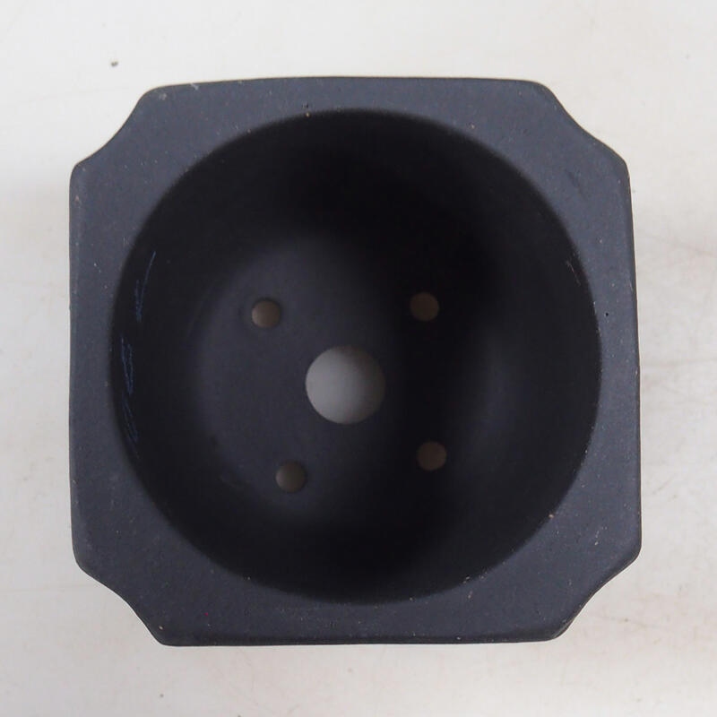 Bonsaischale 7 x 7 x 6 cm, Farbe schwarz
