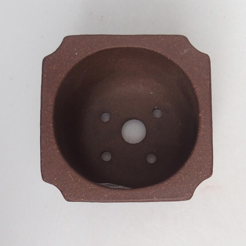 Bonsaischale 7 x 7 x 6 cm, Farbe braun