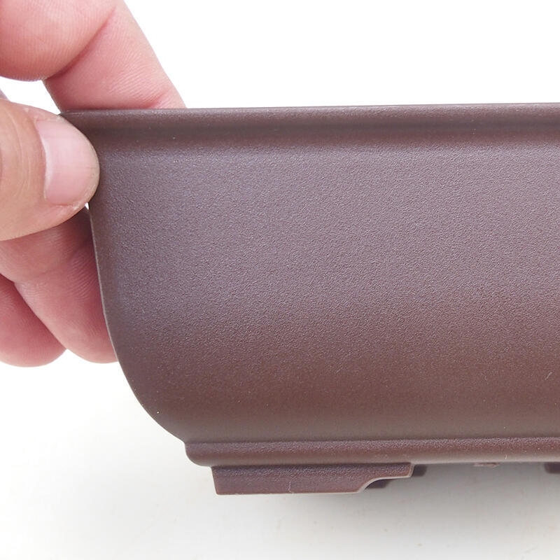 Bonsaischale Kunststoff MP-1 braun - 15 x 11 x 6,5 cm