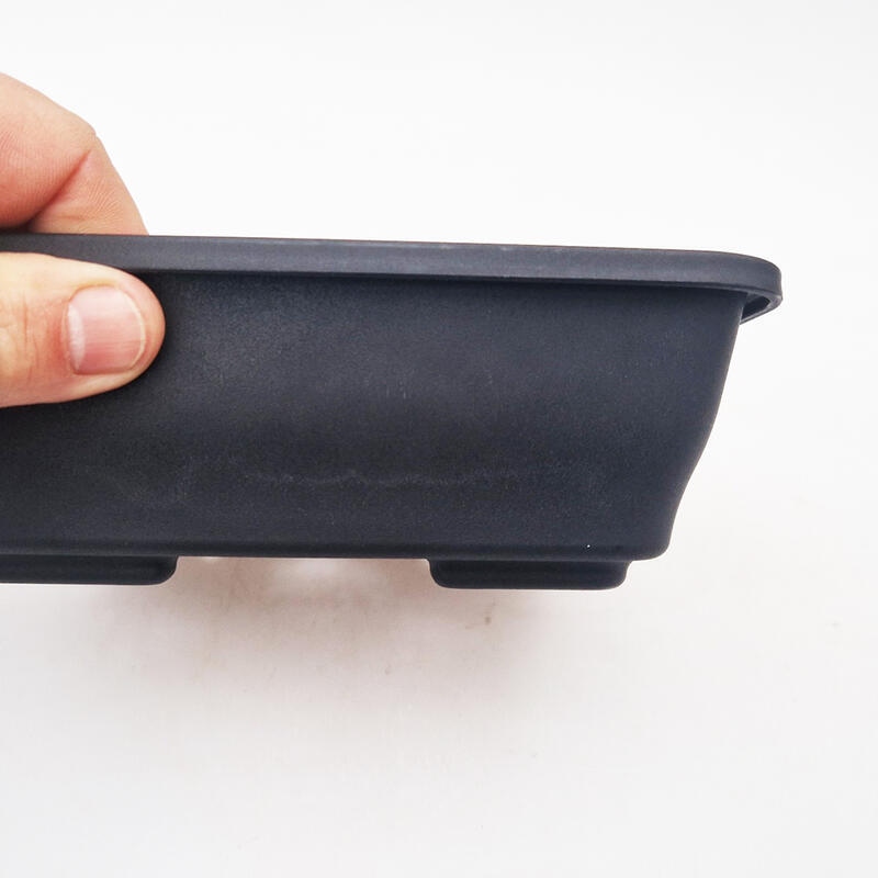Bonsaischale Kunststoff MP-12 schwarz - 18 x 15 x 6 cm