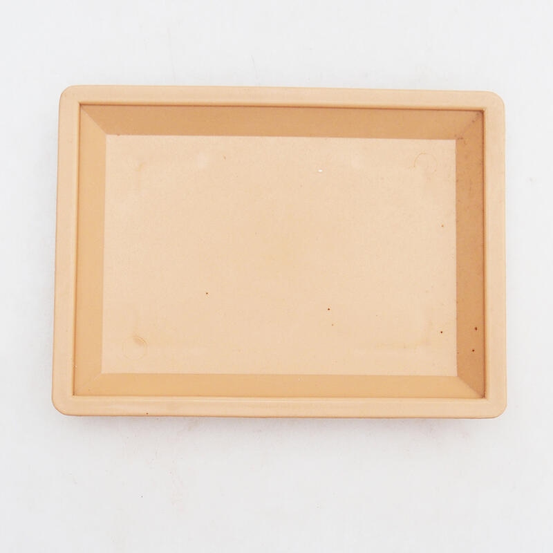 Bonsai-Untertasse Kunststoff PP-1 beige 15 x 11 x 1,8 cm