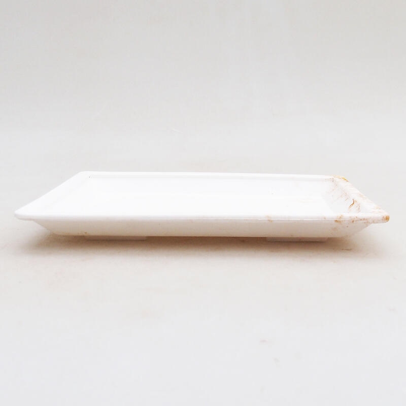 Bonsai-Untertasse Kunststoff PP-1 weiß 15 x 11 x 1,8 cm