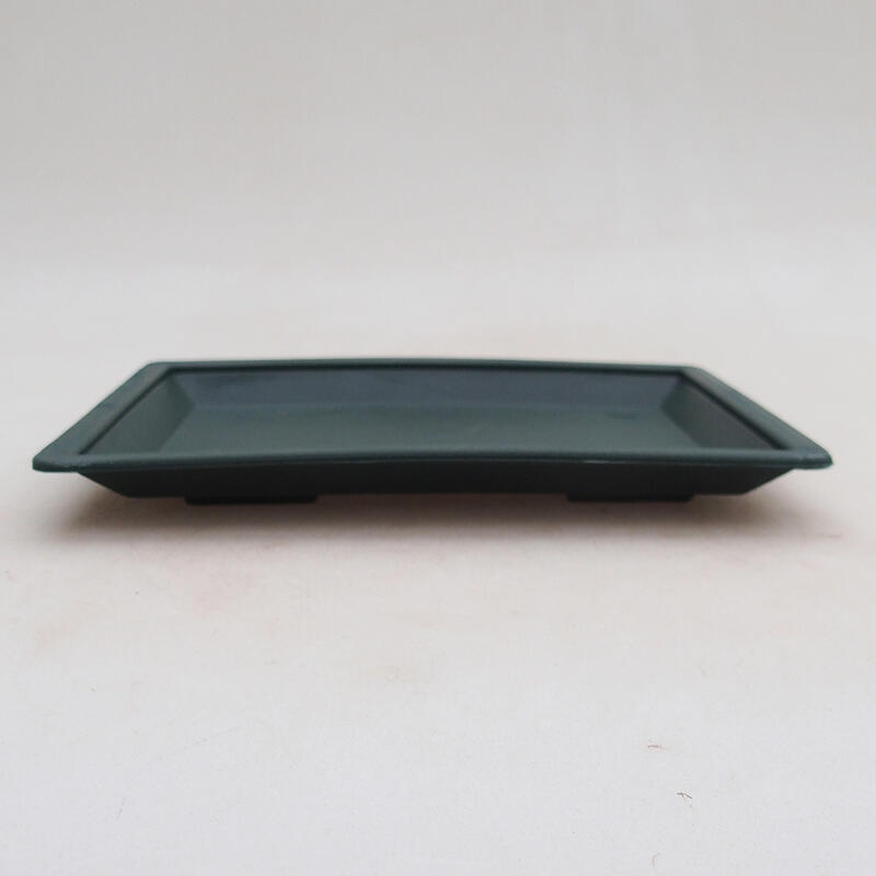 Bonsai-Untertasse Kunststoff PP-3 grün 11 x 8 x 1,5 cm