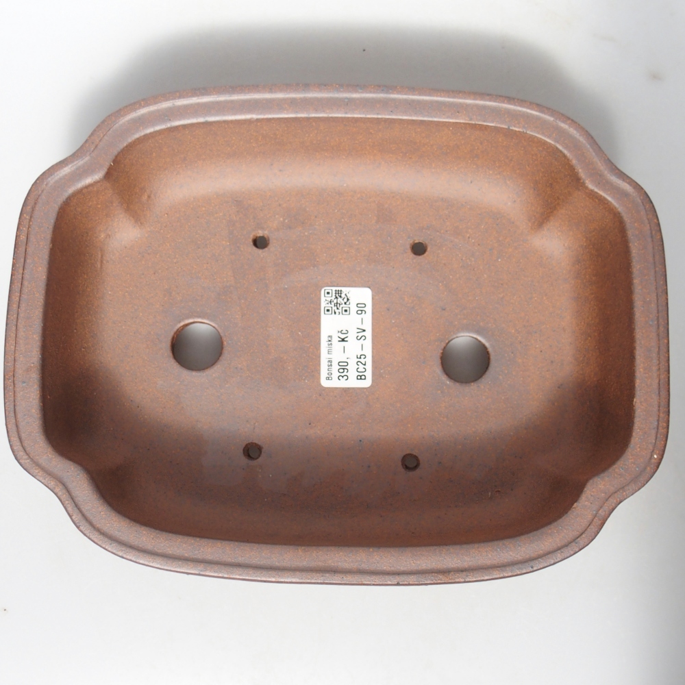 Schale 23 x 18 x 7 cm braun