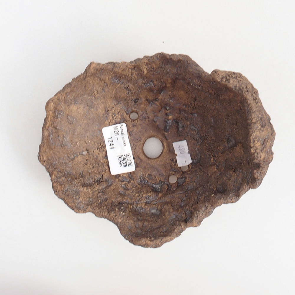 Keramikschale 14,5 x 13 x 13 cm , Farbe braun