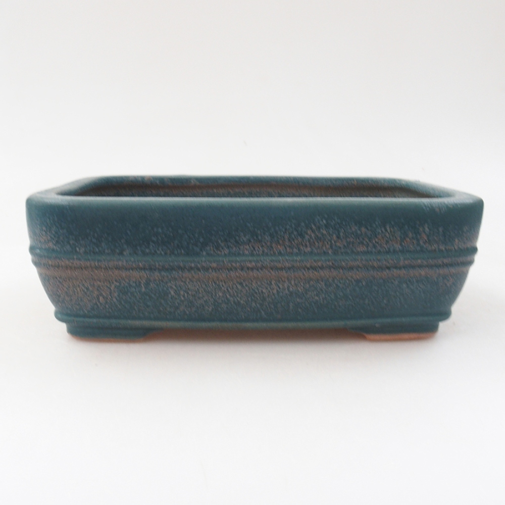 Keramik-Bonsaischale 17 x 12 x 5,5 cm, Farbe Blau