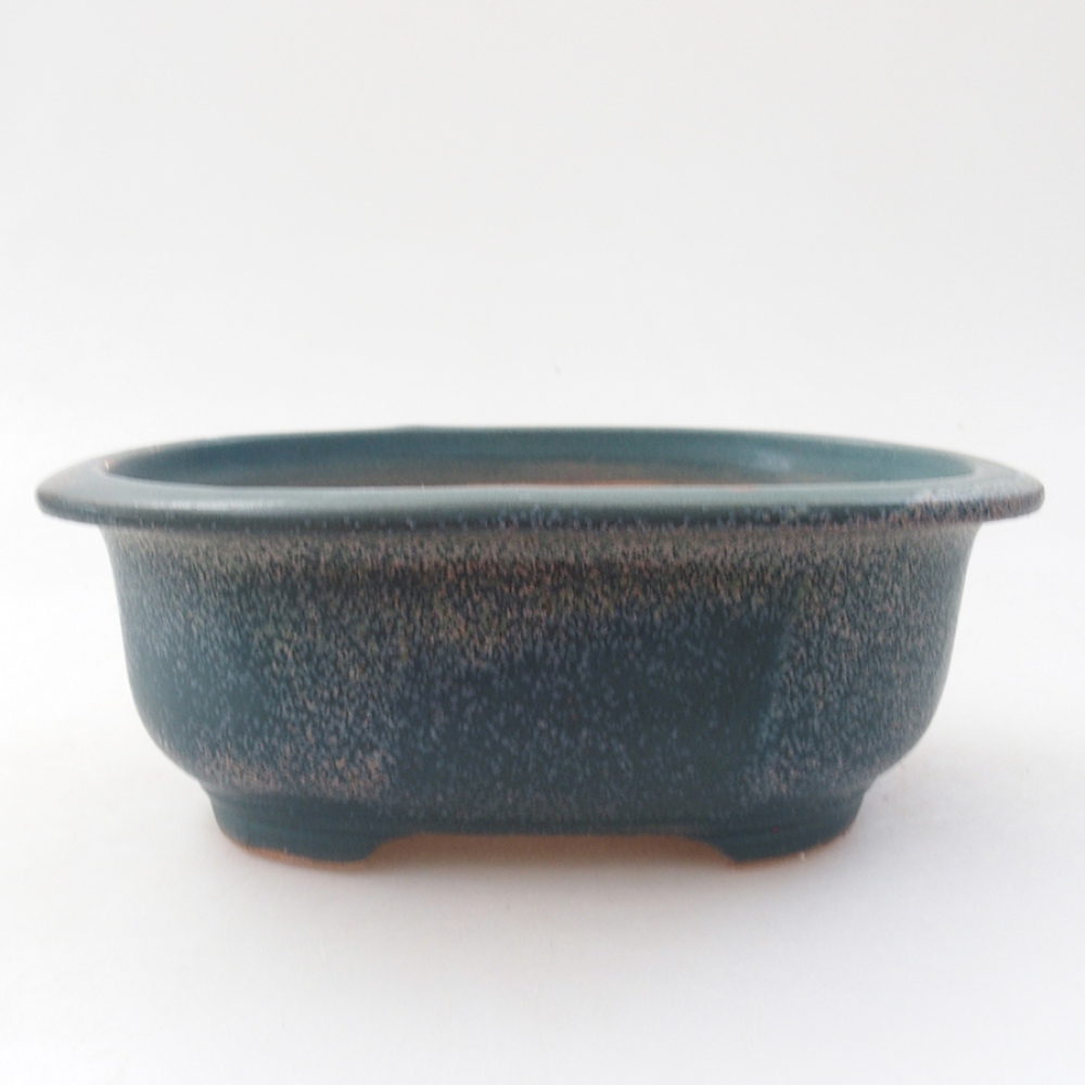 Keramik-Bonsaischale 15,5 x 12 x 5,5 cm, Farbe Blau