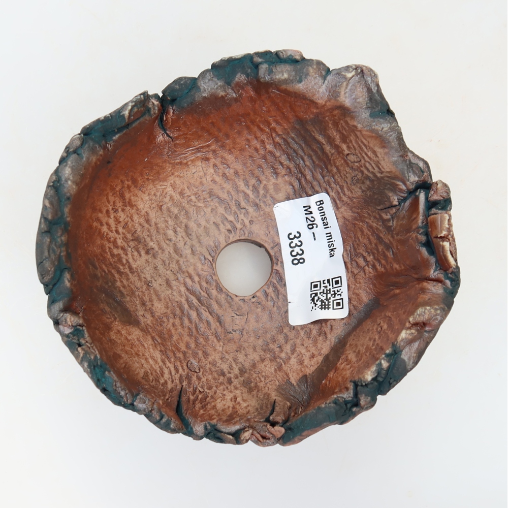 Keramikschale  10,5 x 11 x 7 cm , Farbe: grün