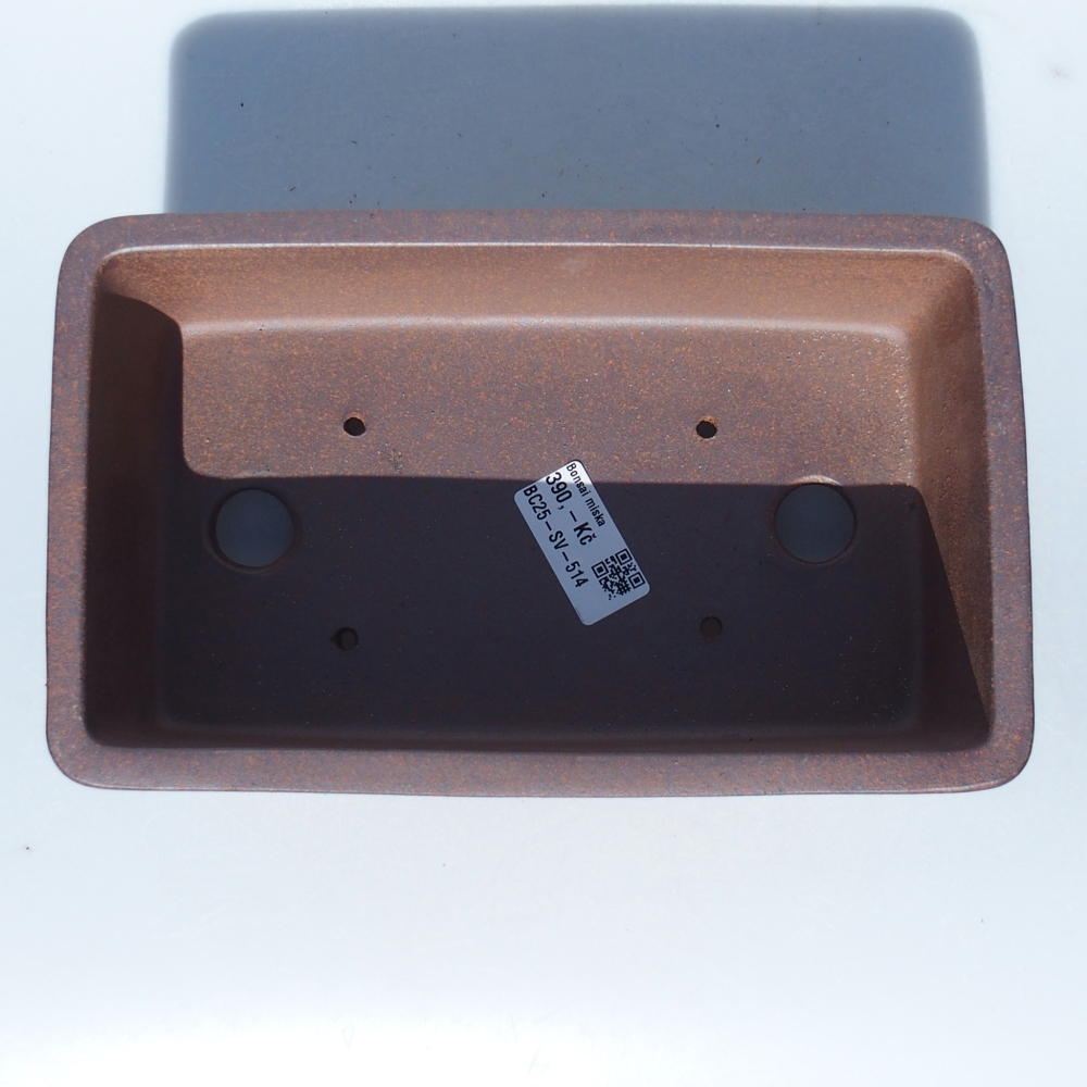 Schale 23 x 14 x 7 cm braun