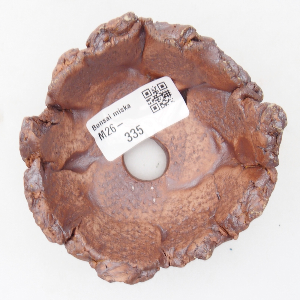 Keramische Schale 9 x 9 x 5,5 cm , Farbe braun